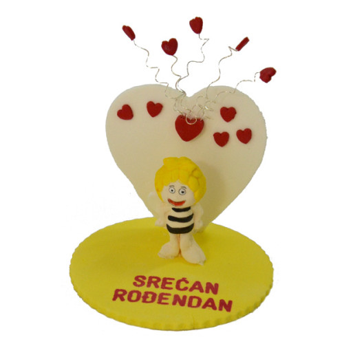 Pčelica Maja - Srećan rođendan  (15 cm) 0331